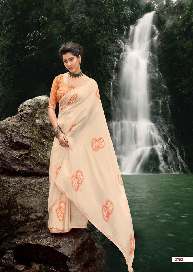 Kashvi Prisha Printed Silk Fancy Casual Wear Designer Saree Collection